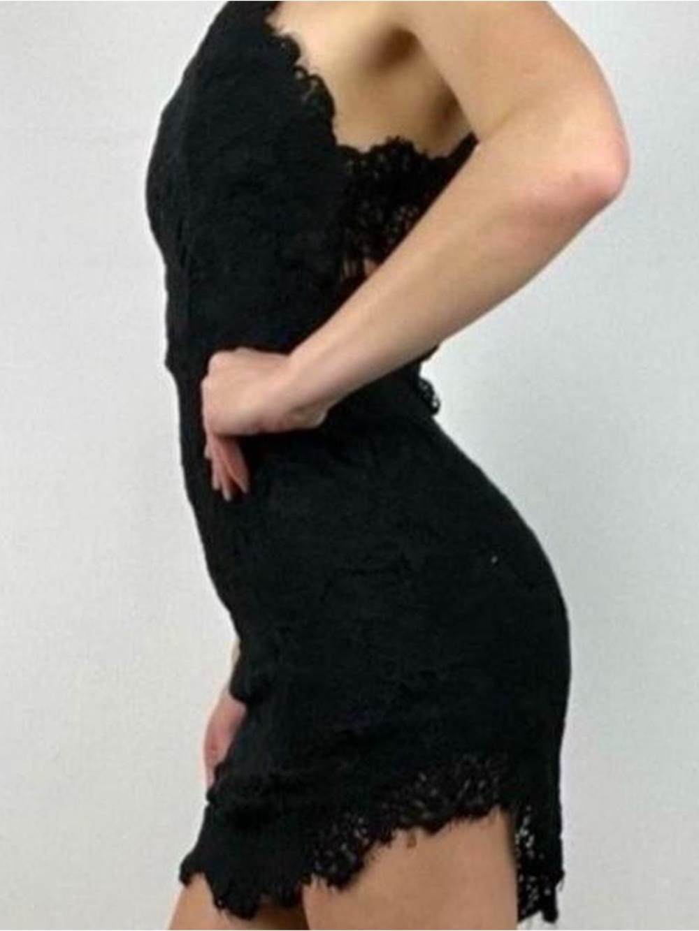 FREE PEOPLE She's Got It Lace Slip Dress